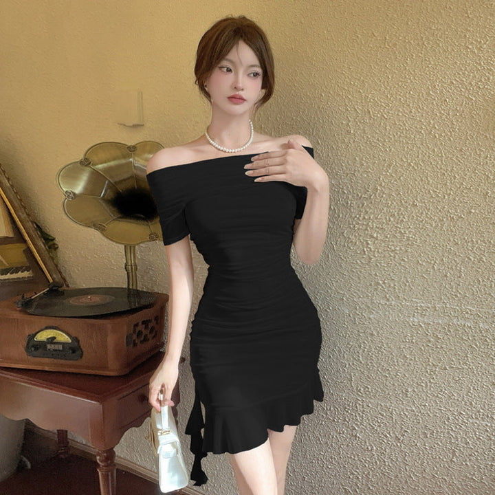 Drune | Mesh Off-Shoulder Bodycon Kleid