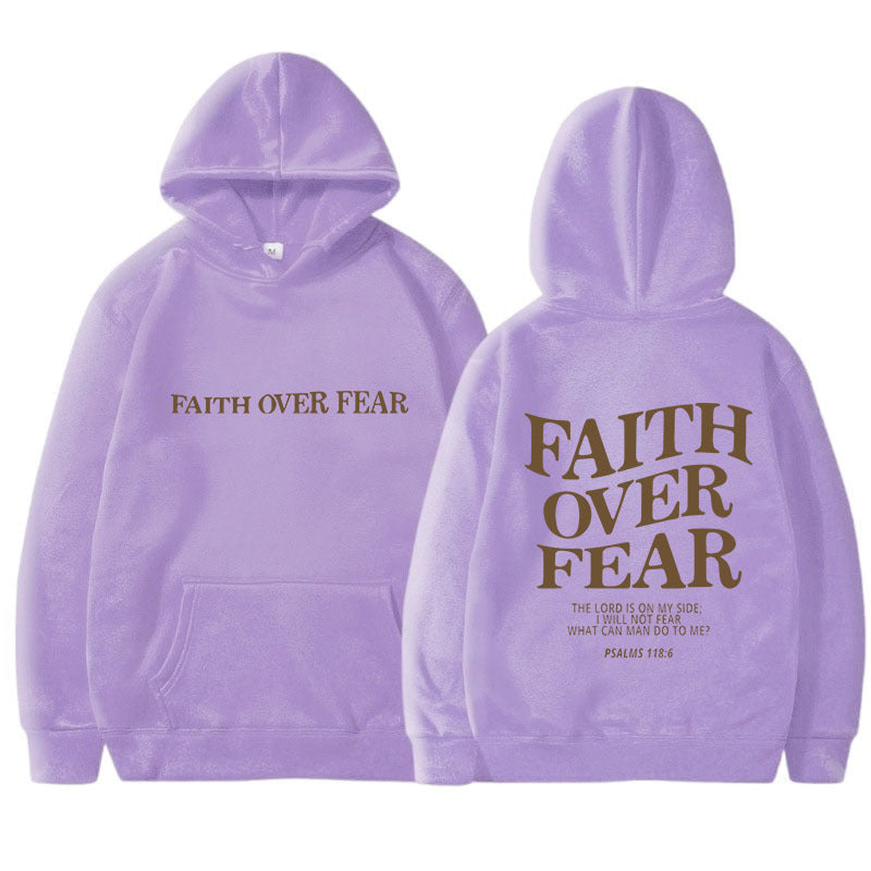 Damen Hoodie mit inspirierendem Schriftzug und bequemer Passform Drune