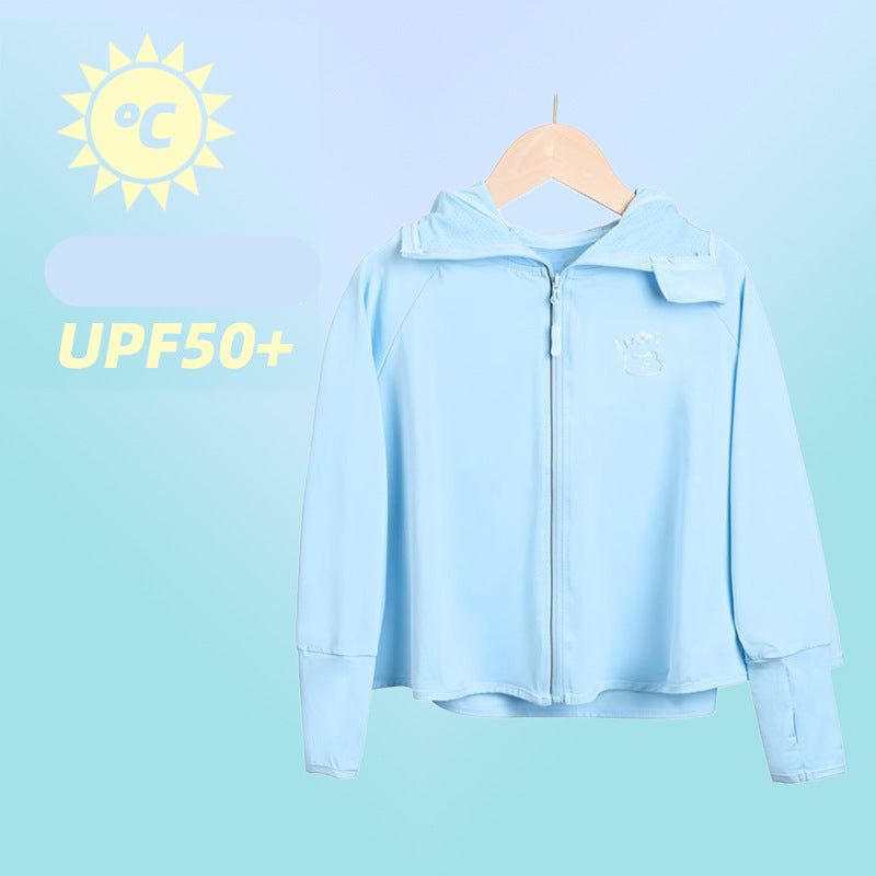 Damen leichte UV-Schutzjacke mit Kapuze Drune