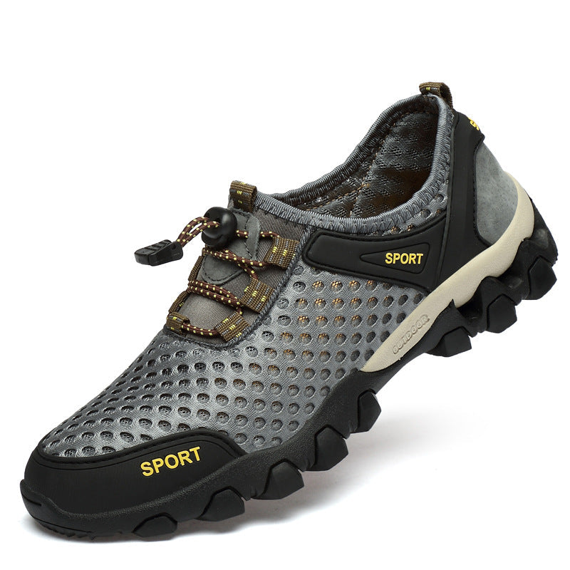 Damen Atmungsaktive und rutschfeste Sportschuhe mit elastischem Schnellschnürsystem Drune