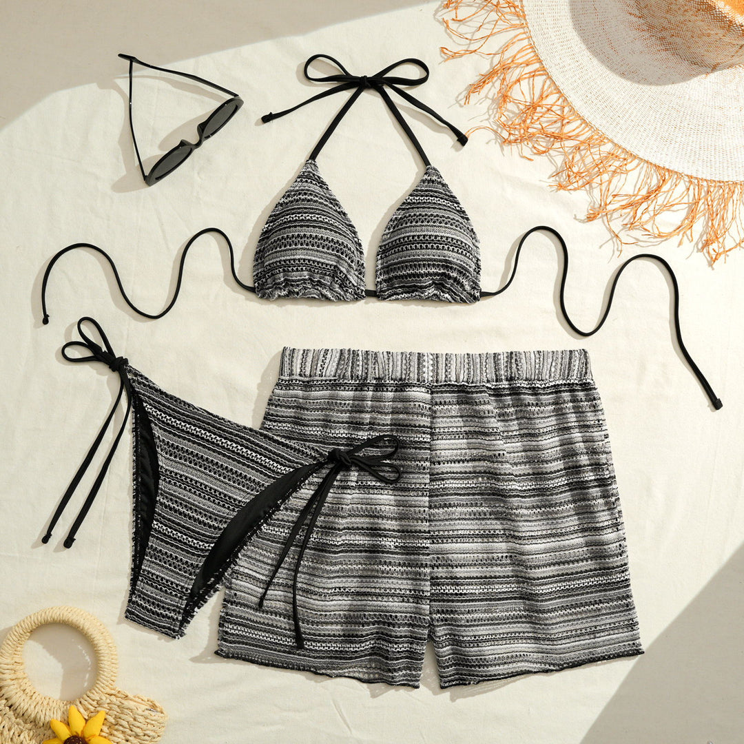 Damen Bikini-Set mit verspielten Schnürdetails Drune