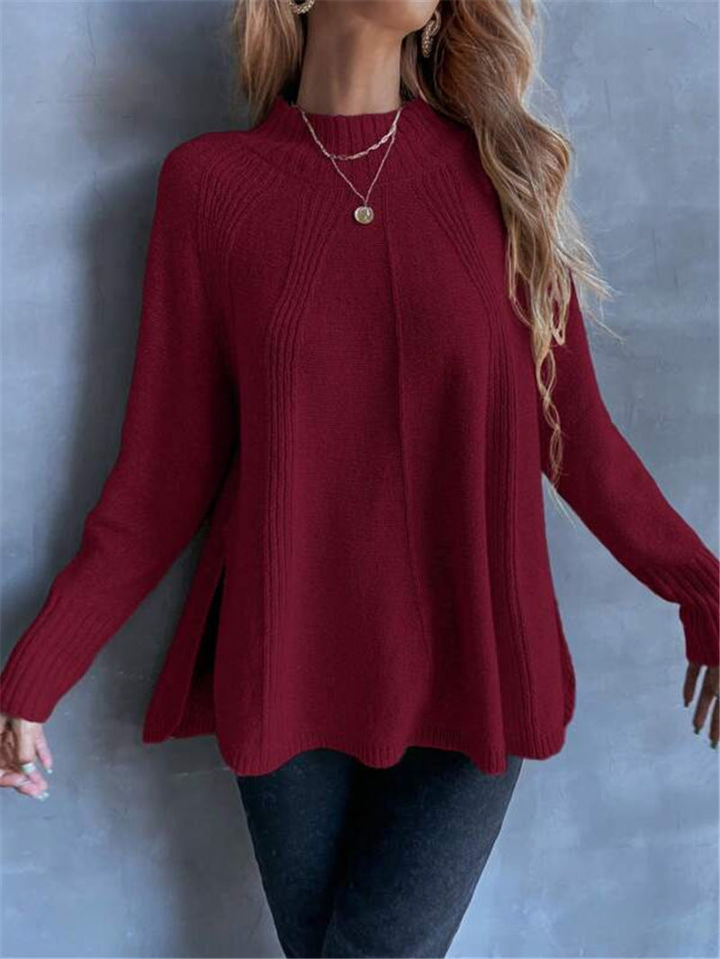 Damen Oversized Strickpullover Drune