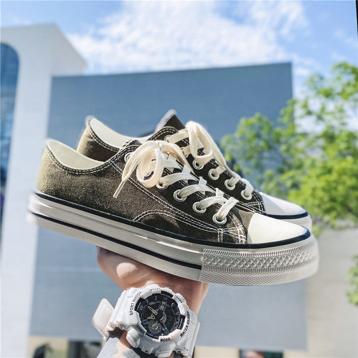 Damen Leichte Canvas-Sneaker mit rutschfester Sohle Drune