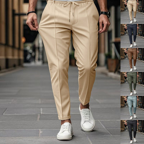 Herren modische Slim-Fit Jogginghose mit elastischem Bund und praktischen Seitentaschen Drune