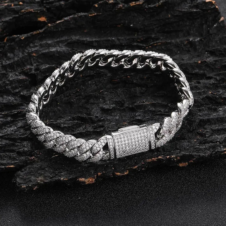 Drune | Hip Hop Fashion Schmuckarmband mit Zirkonia
