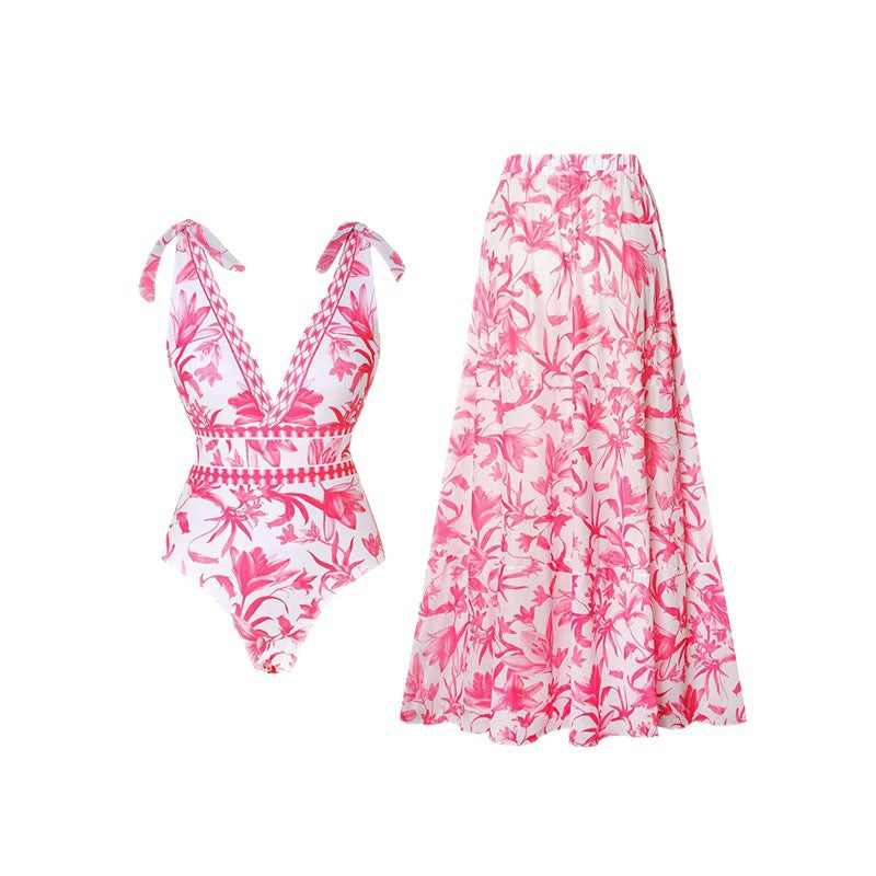 Damen Bademode mit elegantem Maxi-Rock Drune