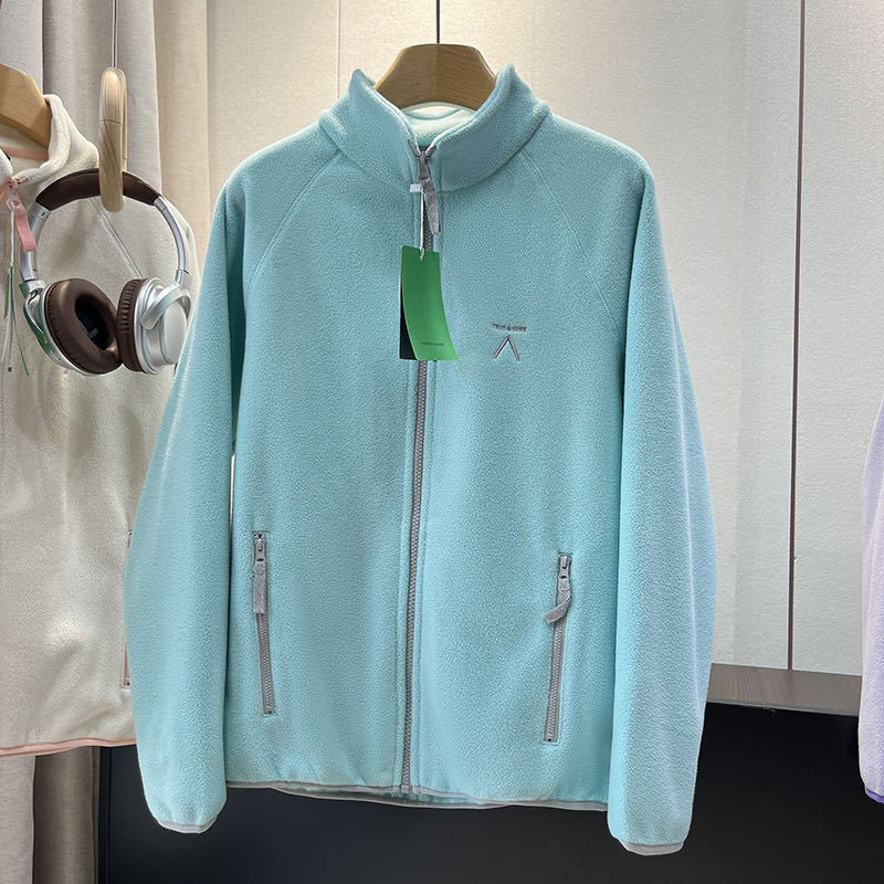 Damen weiche Fleecejacke mit praktischem Reißverschluss Drune