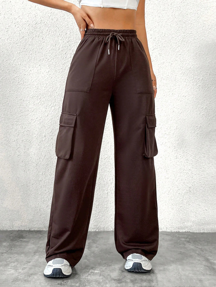 Damen Cargo-Hose im lässigen Freizeitschnitt mit praktischen Taschen Drune