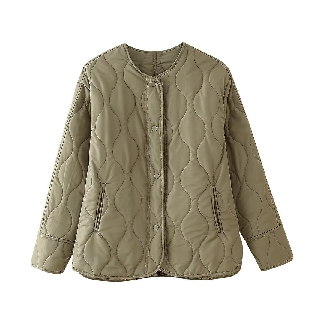 Femme Wattierte Utility-Jacke Drune