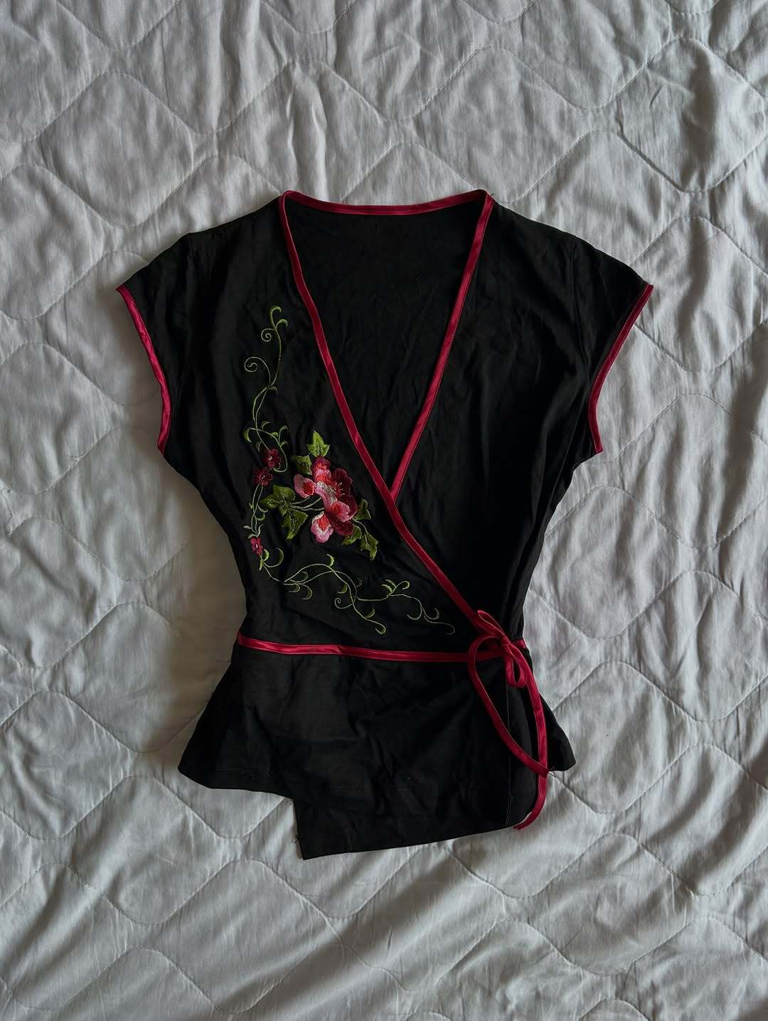 Damen Blusenkleid mit floralen Stickereien Drune