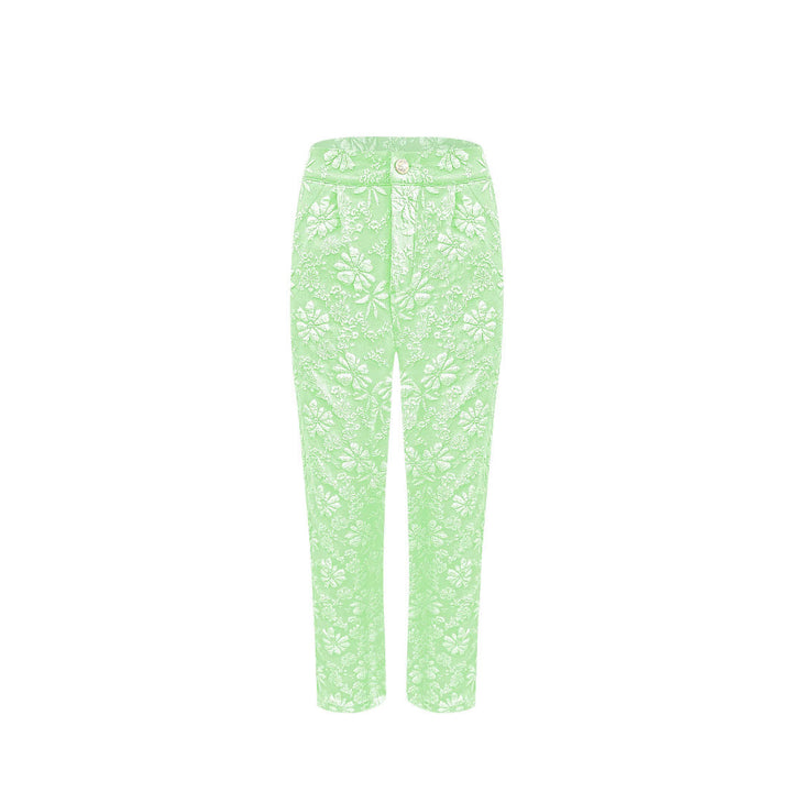 Damen elegante Blumenmuster Hose Drune
