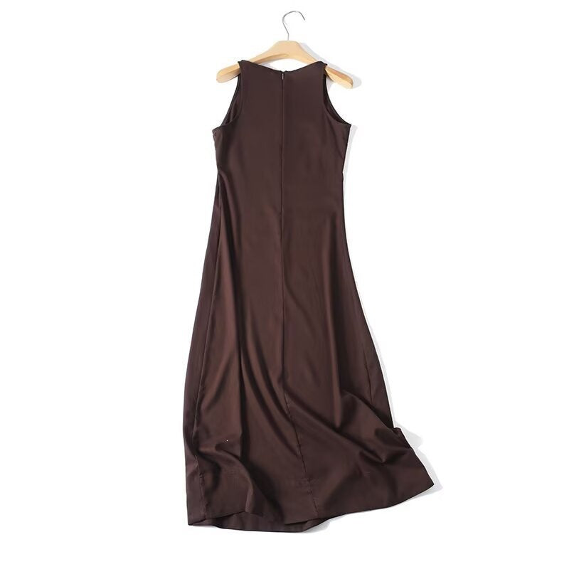 Damen Maxikleid mit elegantem Schnitt und dezentem Rückenausschnitt Drune