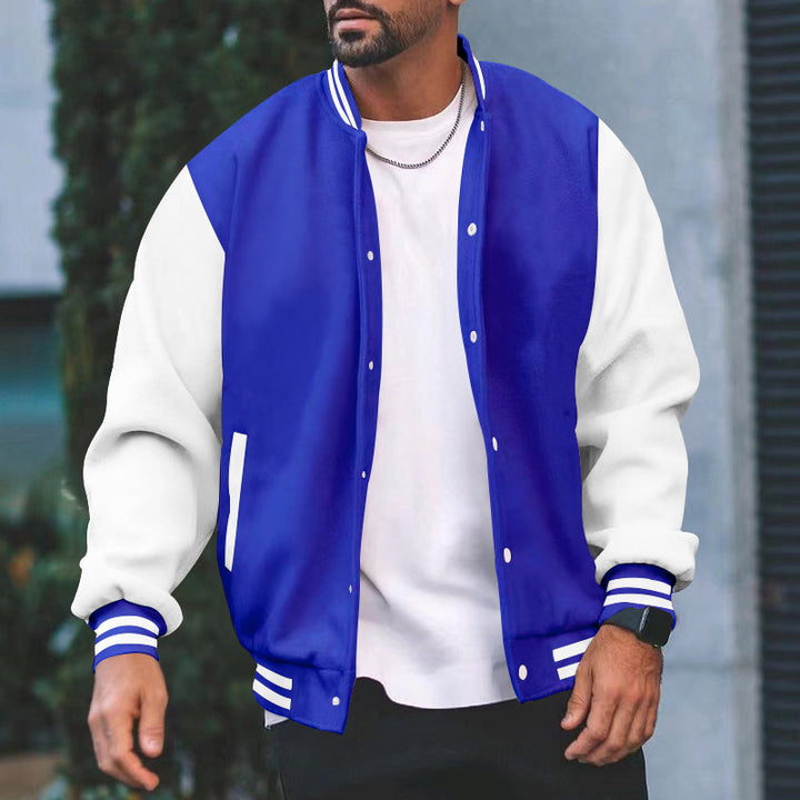 Herren Sportliche Collegejacke Drune