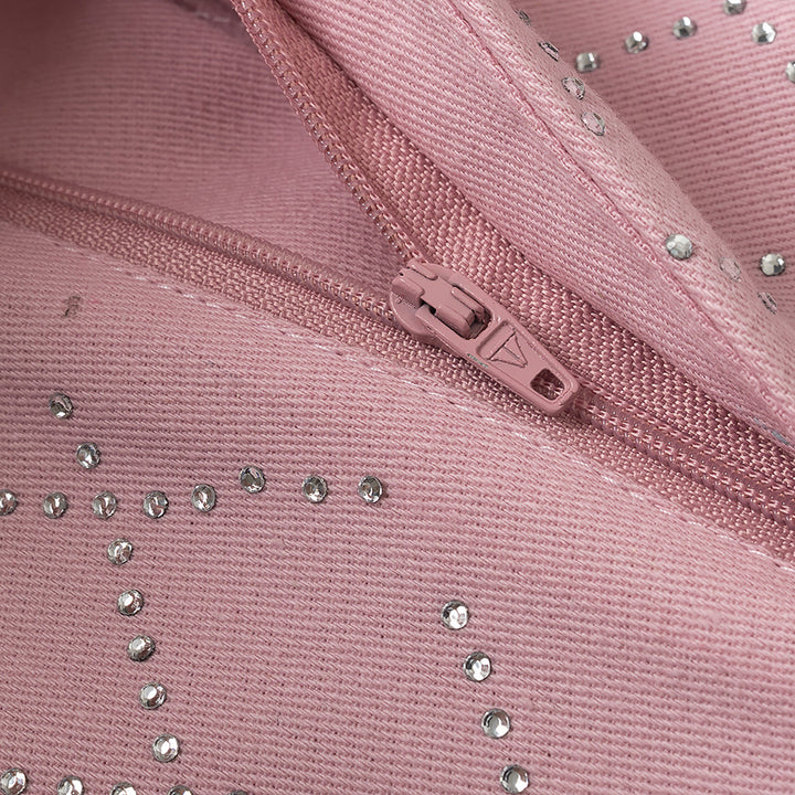 Damen Hochtaillierte Karottenhose mit strukturiertem Muster Drune