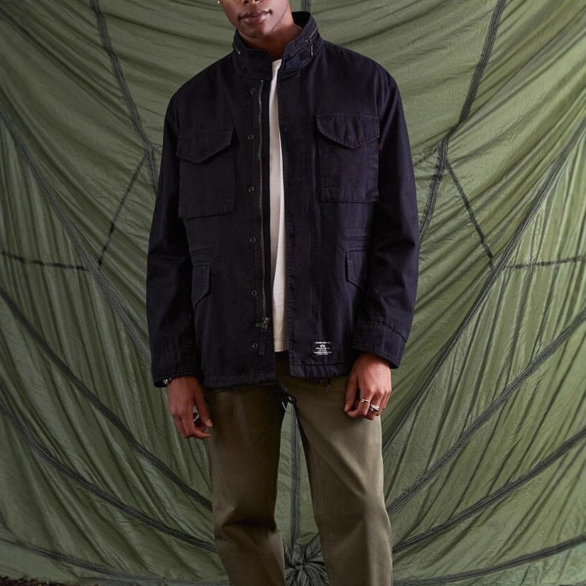 Herren utility Jacke mit großen Taschen und modernem Schnitt Drune