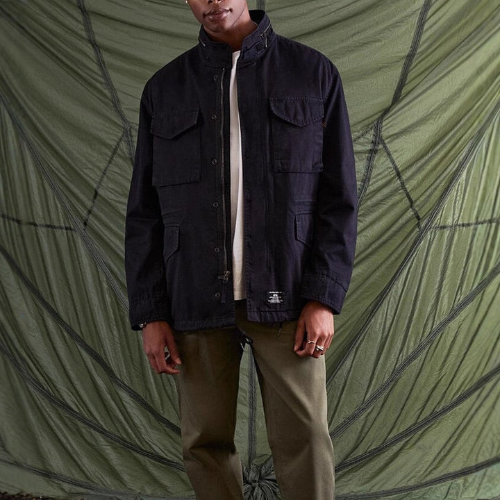 Herren utility Jacke mit großen Taschen und modernem Schnitt Drune