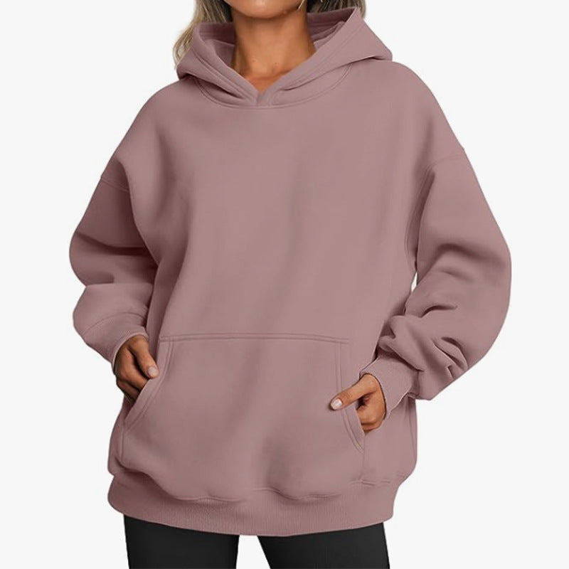 Damen Oversized Kapuzenpullover Drune