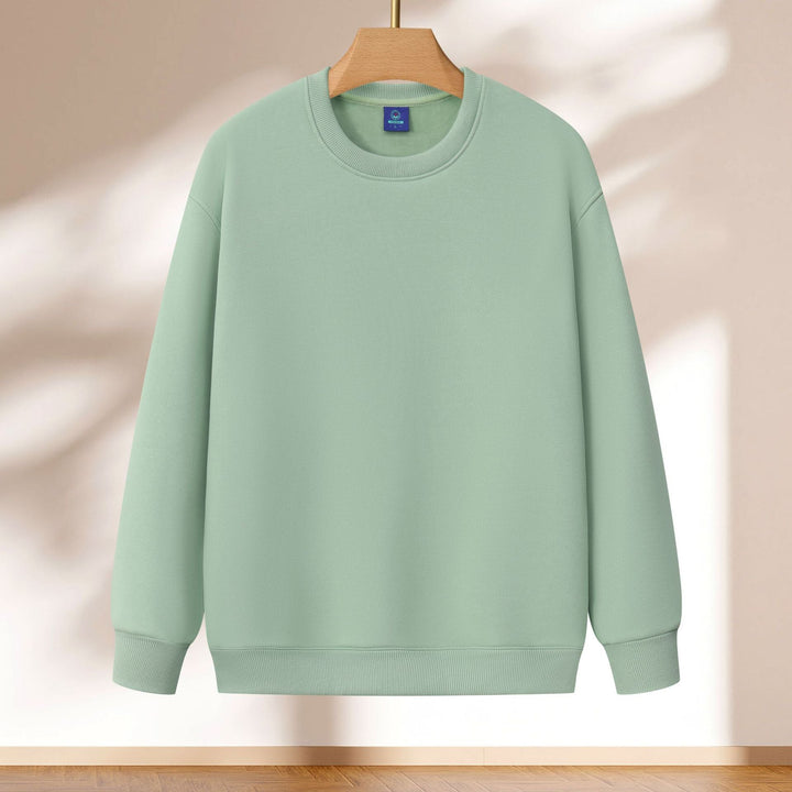 Damen lässiges Sweatshirt mit breiten Schultern und weichem Innenfutter Drune