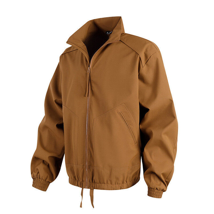 Herren lässige Übergangsjacke mit hohem Kragen und praktischen Taschen Drune