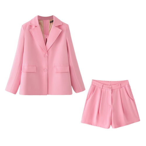 Damen Blazer und Short Ensemble Drune
