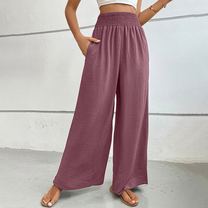 Damen elegante weite Palazzo-Hose Drune