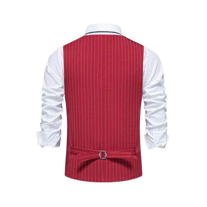 Herren elegante Weste mit feinen Knopfdetails Drune
