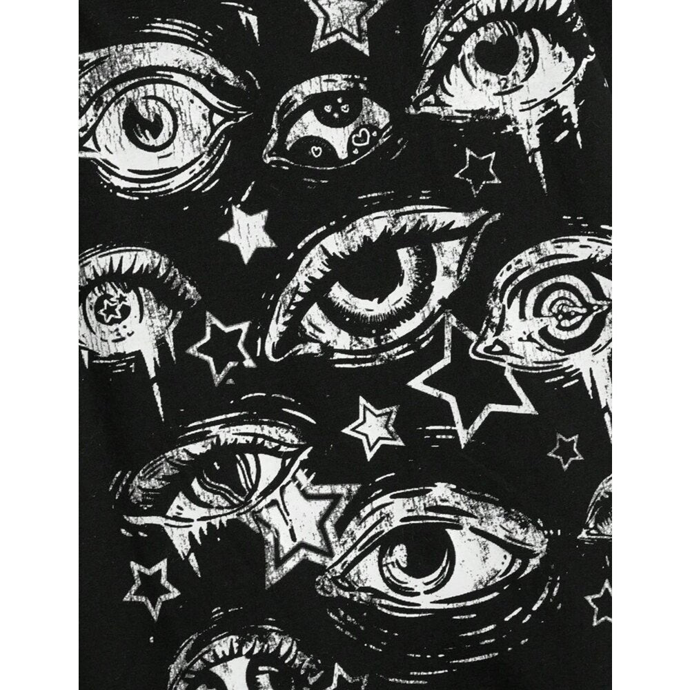 Damen kreatives T-Shirt mit asymmetrischem Design Drune