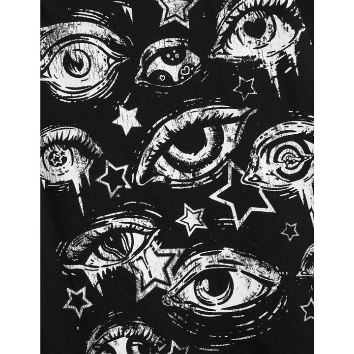 Damen kreatives T-Shirt mit asymmetrischem Design Drune