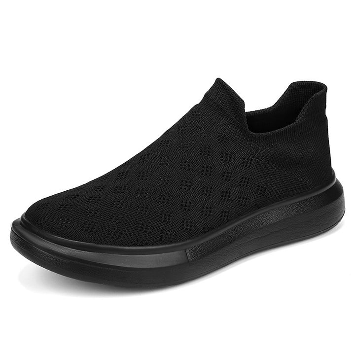 Unisex nan leichter Strick-Slipper mit perforierter Atmungsstruktur und dämpfender Leichtsohle Drune