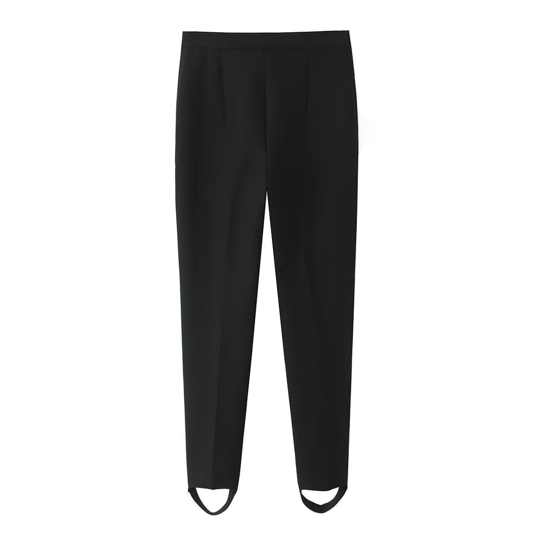 Damen elegante Hochwasser-Hose mit praktischen Schlitzdetails und hochwertiger Verarbeitung Drune