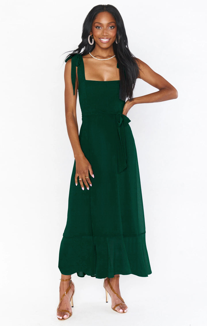 Damen Maxikleid mit elegantem Schnitt und seitlichem Schlitz Drune