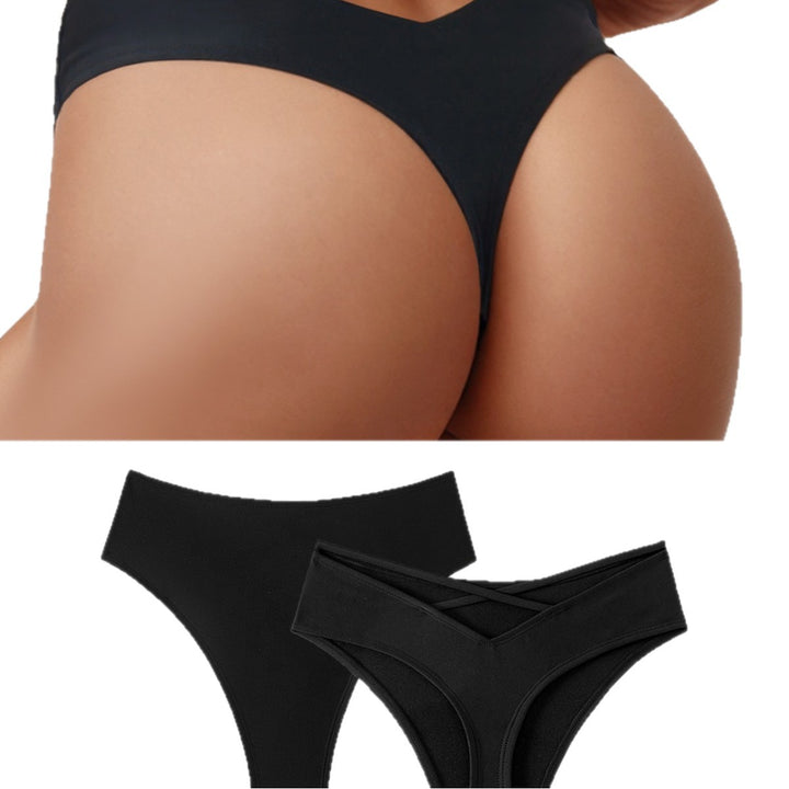 Damen Bikini-Höschen mit verstellbaren X-Trägern und elegantem Design Drune