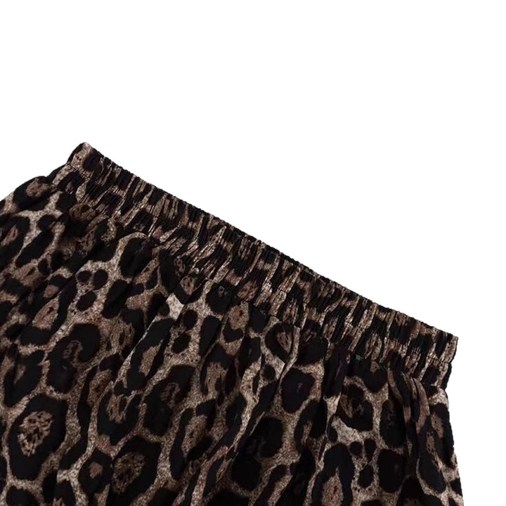 Damen Midirock mit voluminösem Schnitt und modernem Tiermuster Drune