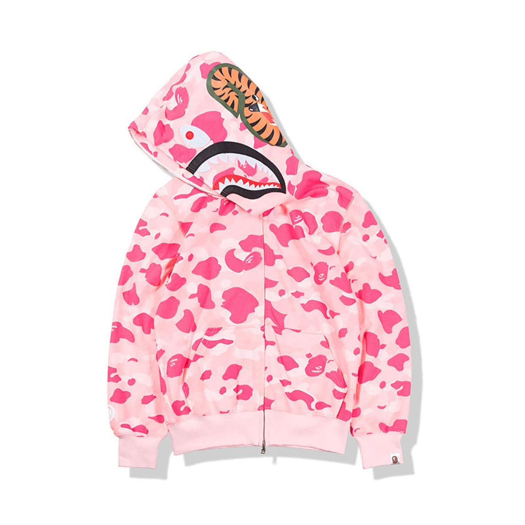 Damen Kapuzenjacke mit modernem Camouflage-Design und hochwertiger Baumwollmischung Drune