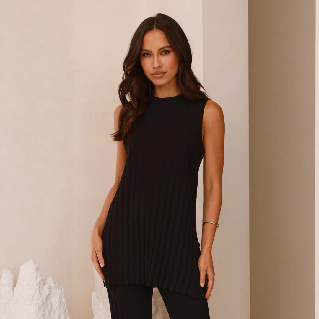 Damen Elegante und bequeme Strickkombination Drune