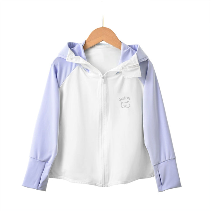 Kinder Sonnenjacke mit Kapuze und UV-Schutz Drune
