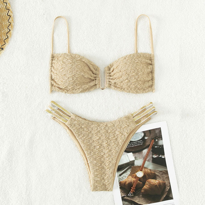 Damen Push-Up Bikini-Set mit elegantem eingearbeiteten Detail Drune