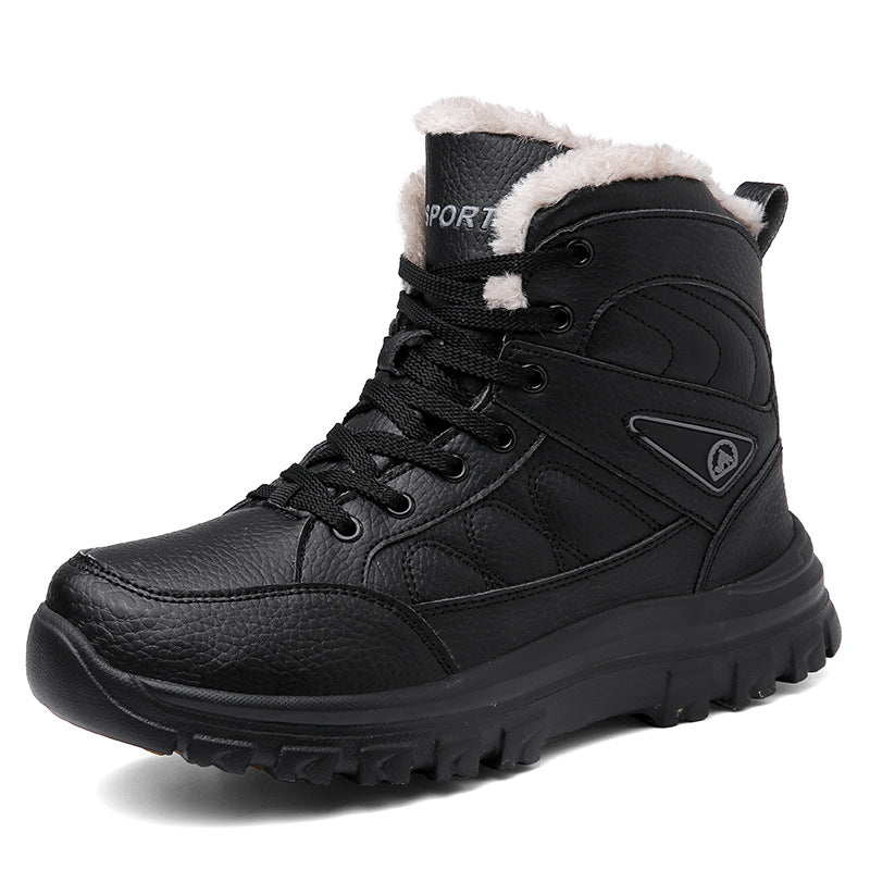 Damen gefütterte Winterstiefel mit rutschfester Sohle und isolierendem Innenfutter Drune