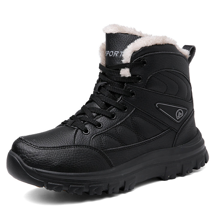 Damen gefütterte Winterstiefel mit rutschfester Sohle und isolierendem Innenfutter Drune