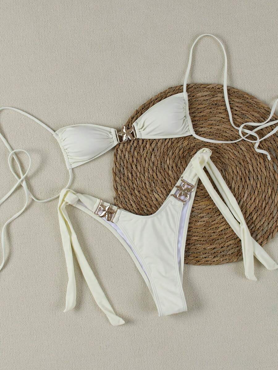 Damen Bikini-Set mit eleganten Schnallen Drune