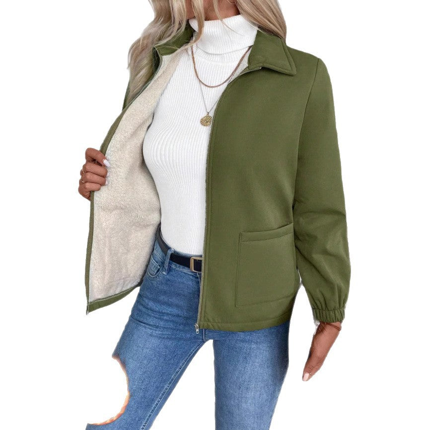Damen Freizeitjacke mit Frontreißverschluss und praktischen Taschen Drune