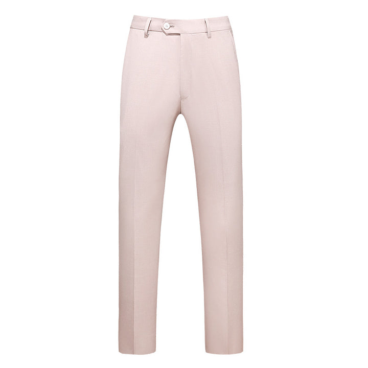 Herren nan schlanke Premium-Bügelfaltenhose mit Stretchbund und knitterarmem Gewebe Drune