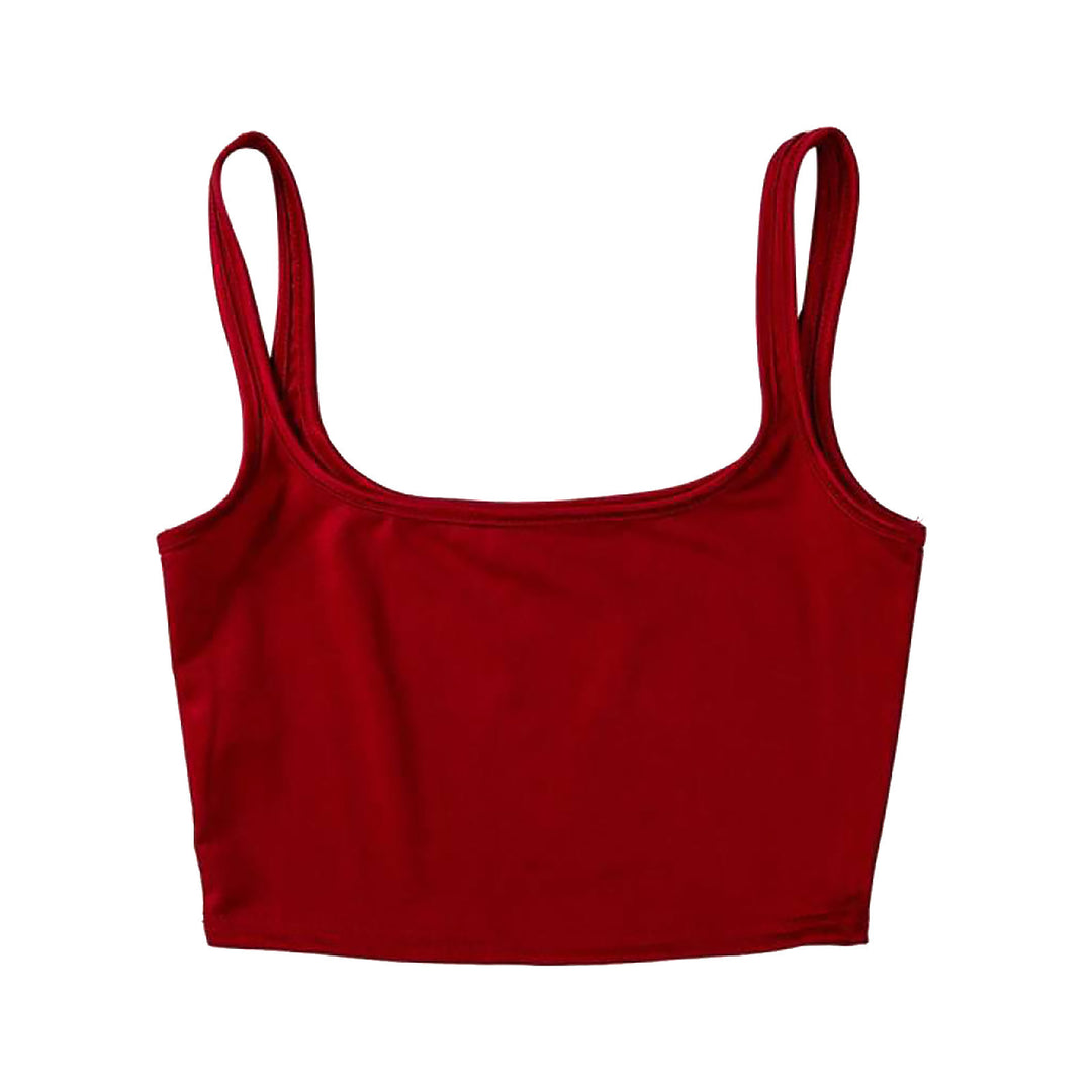 Damen Crop Top mit anschmiegsamem Schnitt Drune