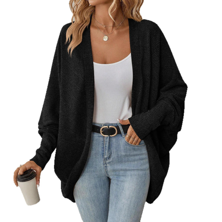 Damen Oversized Strickjacke mit lässigen Ärmeln Drune