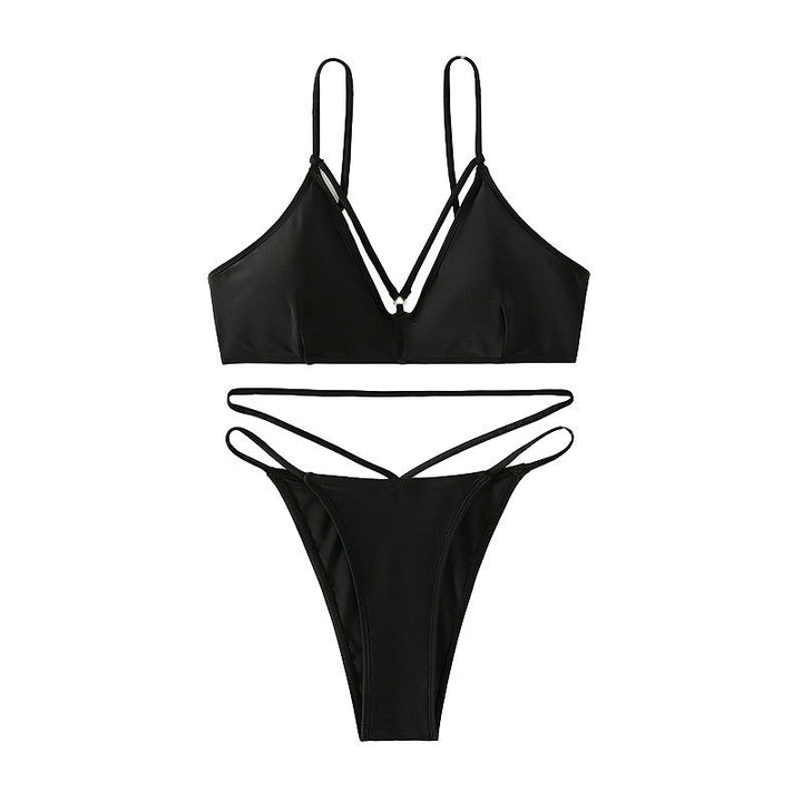 Damen Triangel-Bikini mit verstellbaren Trägern und elegantem Schnitt Drune
