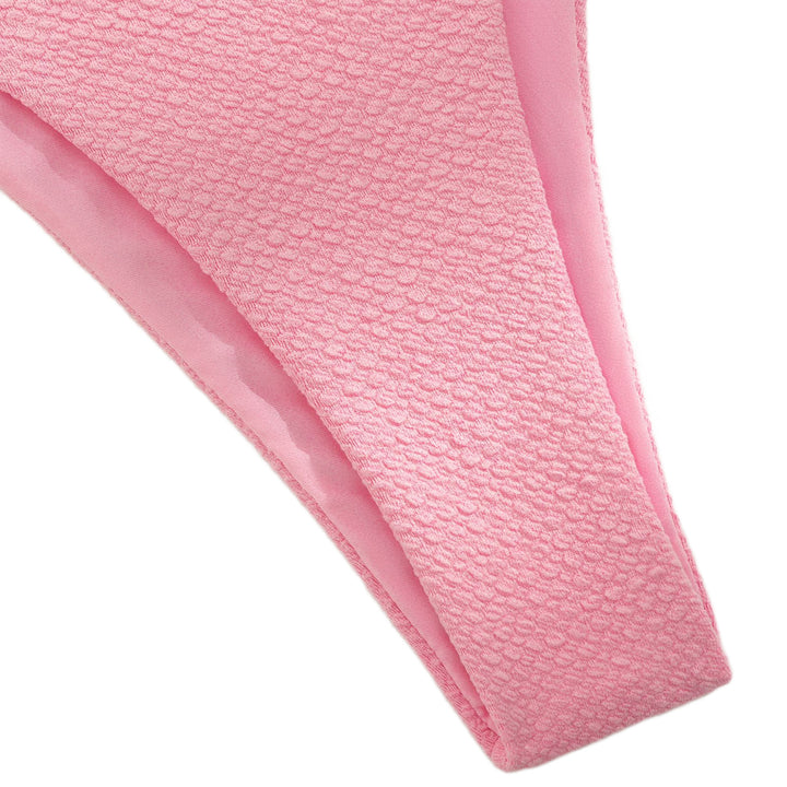 Damen Triangel-Bikini mit floralem Design und verstellbaren Trägern Drune