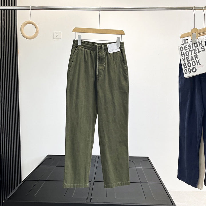 Damen Bequeme und lässige Bundfaltenhose Drune