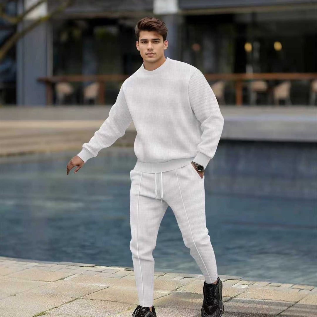 Herren Komfortable Sweatpants-Set Drune