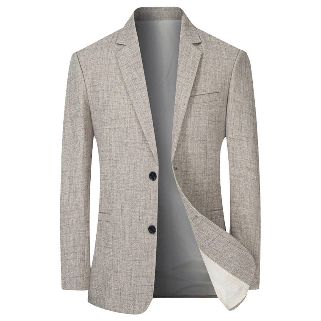 Herren eleganter strukturierten Anzugjacke Drune