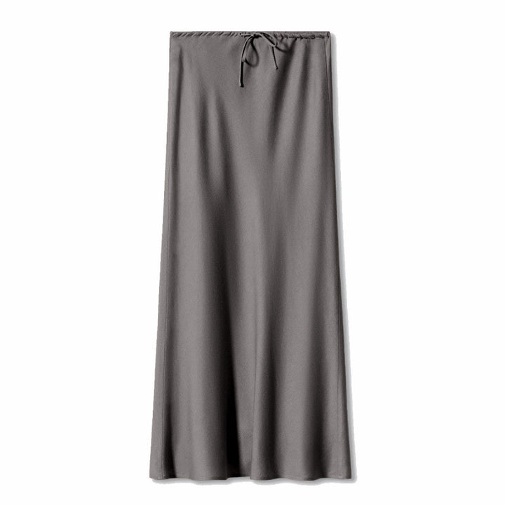 Damen Maxi-Rock mit elastischemBund und seitlicher Bindegurt Drune
